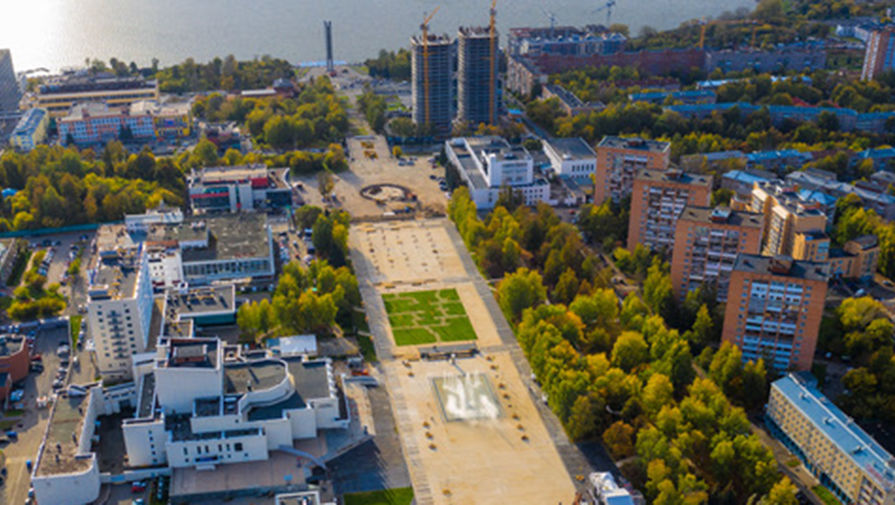 Фото центральной площади ижевска