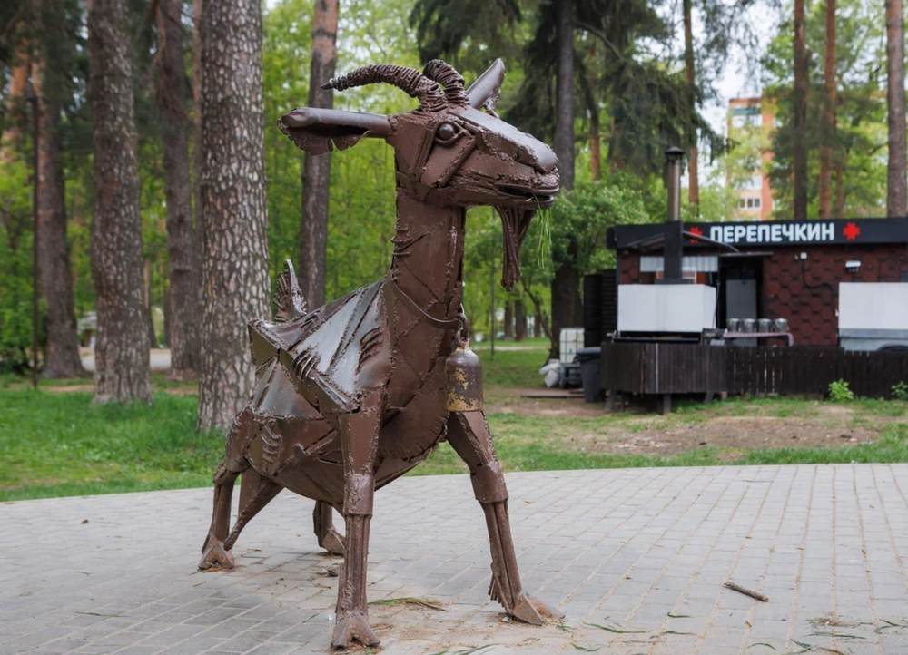 Где находится скульптура Коза в Ижевске | Путешествуй по Удмуртии 
