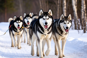 Гонки на собачьих упряжках ТОЛГУР